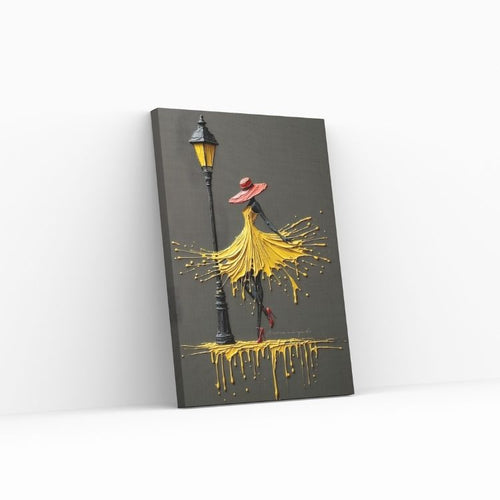 Éclat sous la Pluie Grise